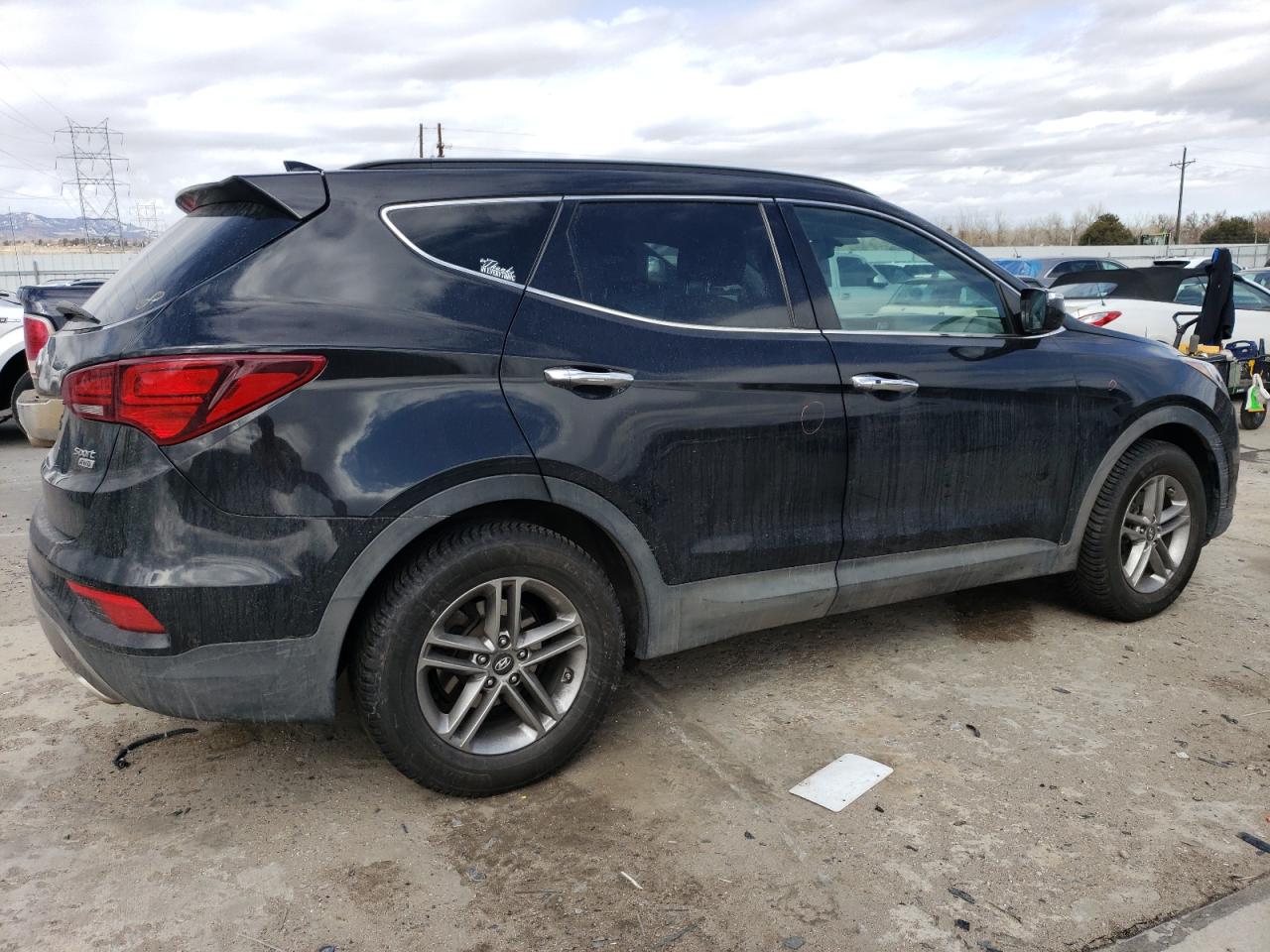 2017 Hyundai Santa Fe VIN 5NMZUDLB1HH052264 Copart auction photo, mechanical / minor dent/scratches damage thumbnail 3