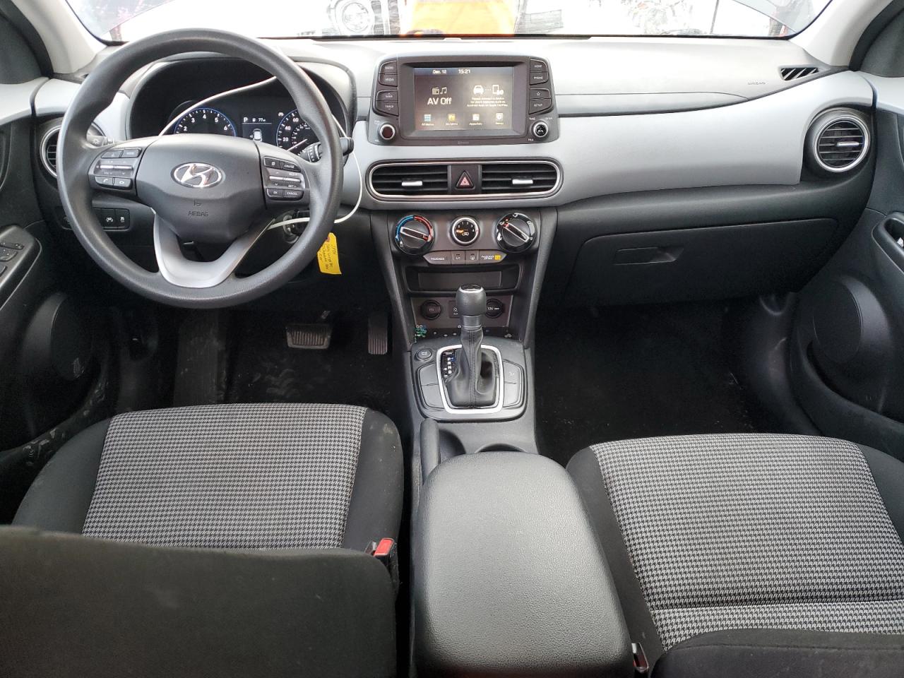 2021 Hyundai Kona VIN KM8K12AA6MU643102 Copart auction photo, front end damage thumbnail 8