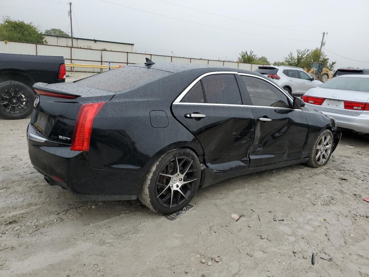 2013 Cadillac ATS VIN 1G6AC5SX2D0138831 Copart auction photo, front end / side damage thumbnail 3