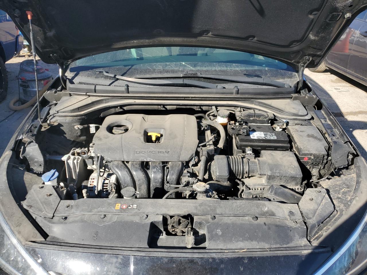 2020 Hyundai Elantra VIN 5NPD84LF8LH539233 Copart auction photo, front end / side damage thumbnail 11