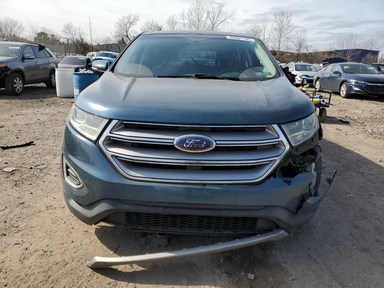 2016 Ford Edge VIN 2FMPK4J96GBC08921 Copart auction photo, side / front end damage thumbnail 5