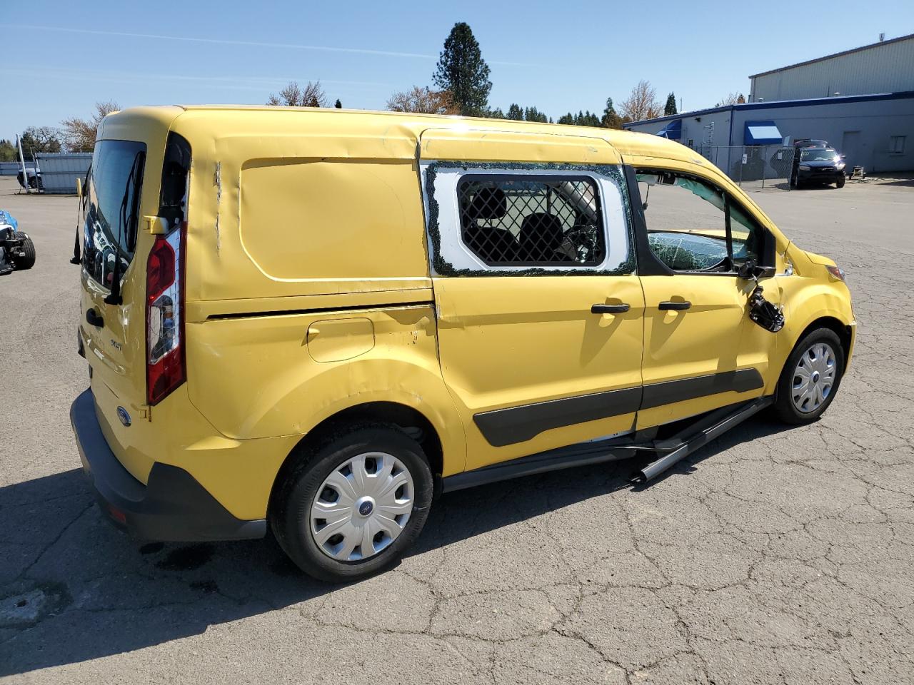 2022 Ford Transit VIN NM0LS7T28N1527571 Copart auction photo, rollover damage thumbnail 3