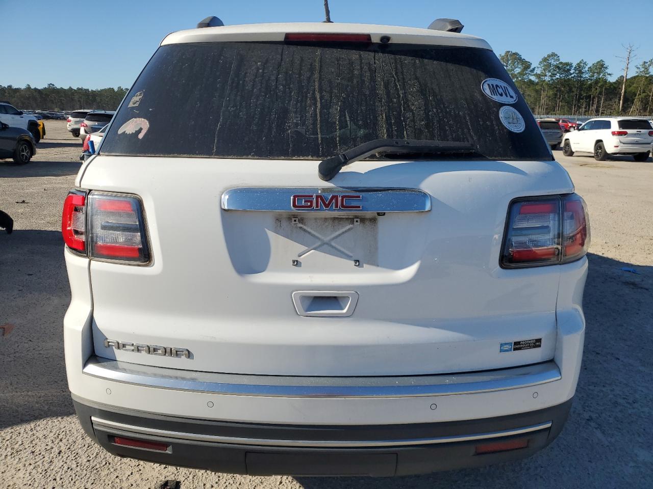 2016 GMC Acadia VIN 1GKKRRKD2GJ148209 Copart auction photo, top/roof / all over damage thumbnail 6