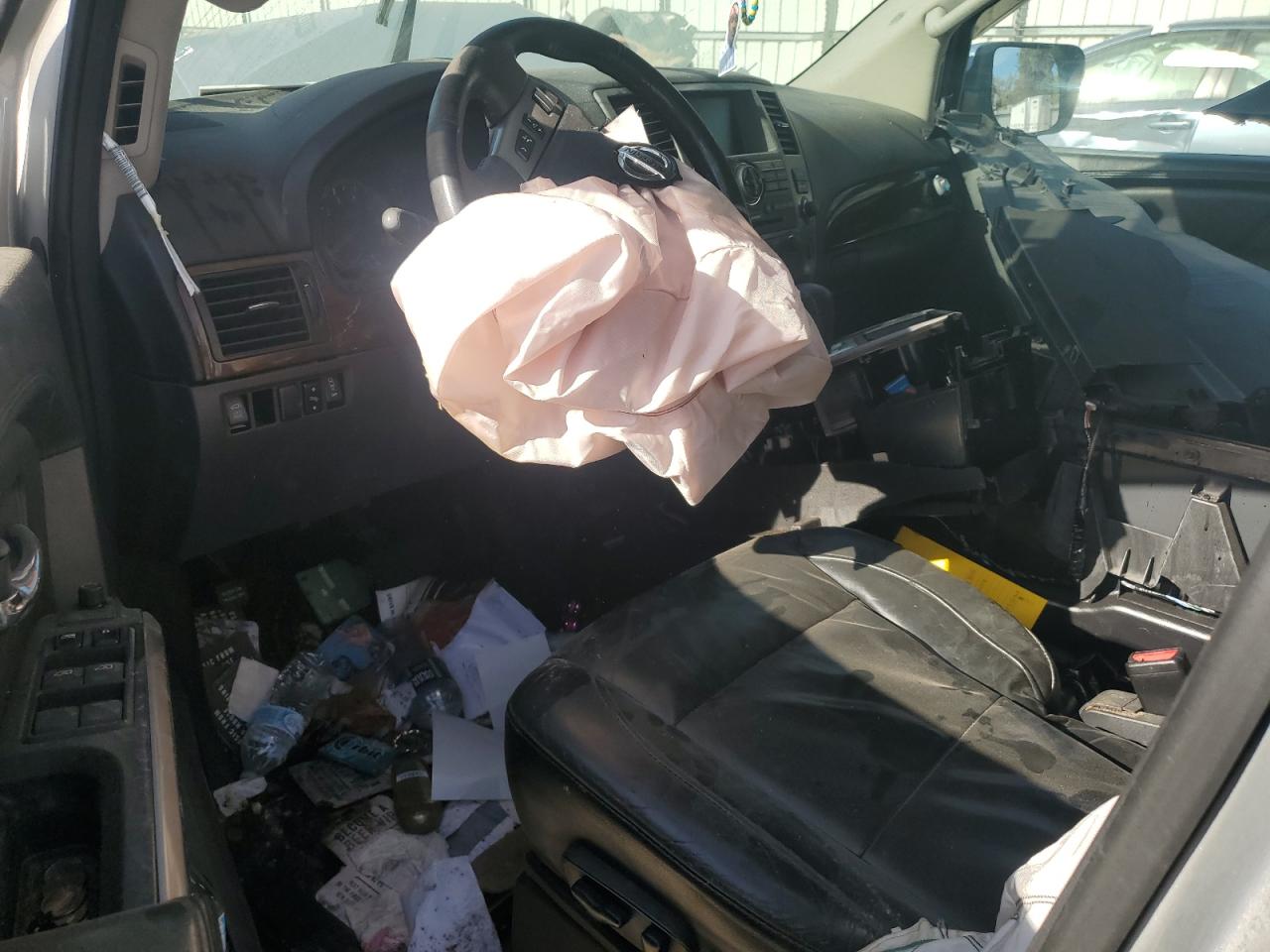 2015 Nissan Armada VIN 5N1AA0ND2FN623155 Copart auction photo, front end damage thumbnail 8