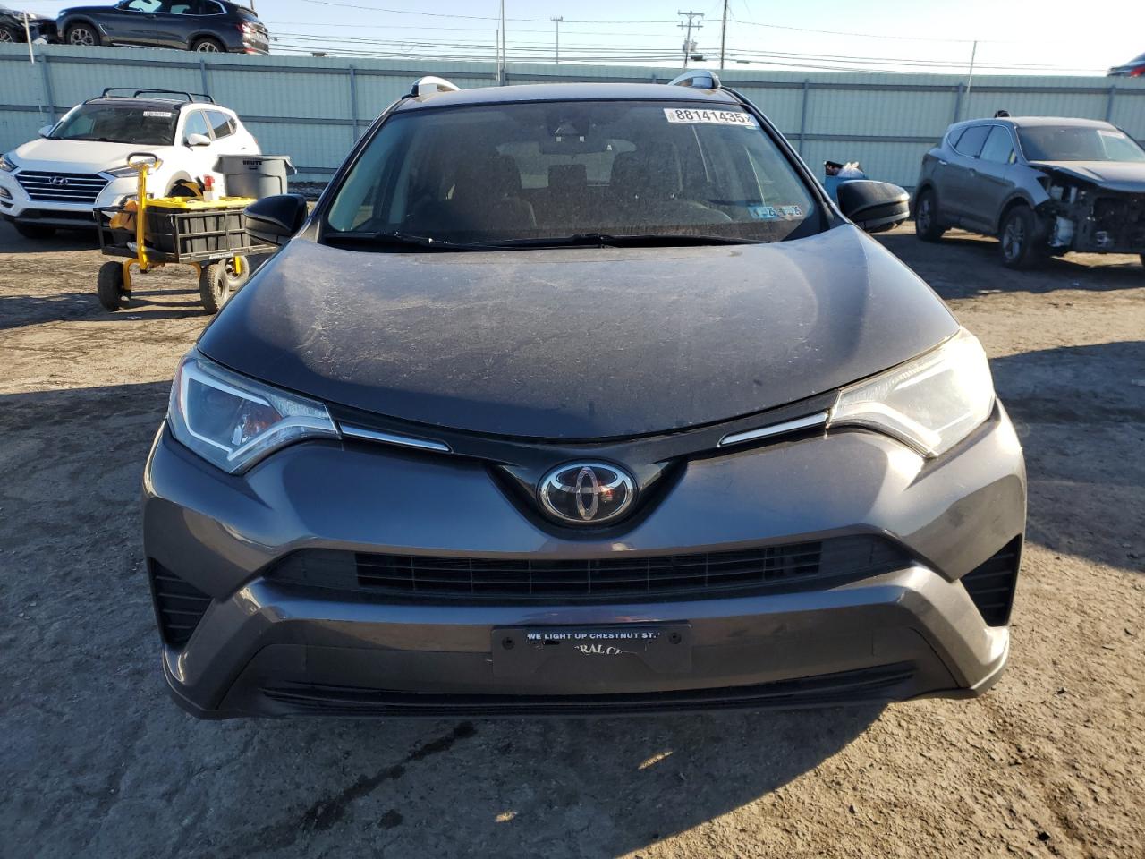 2017 Toyota RAV 4 VIN JTMBFREV7HJ137670 Copart auction photo, rear end / side damage thumbnail 5