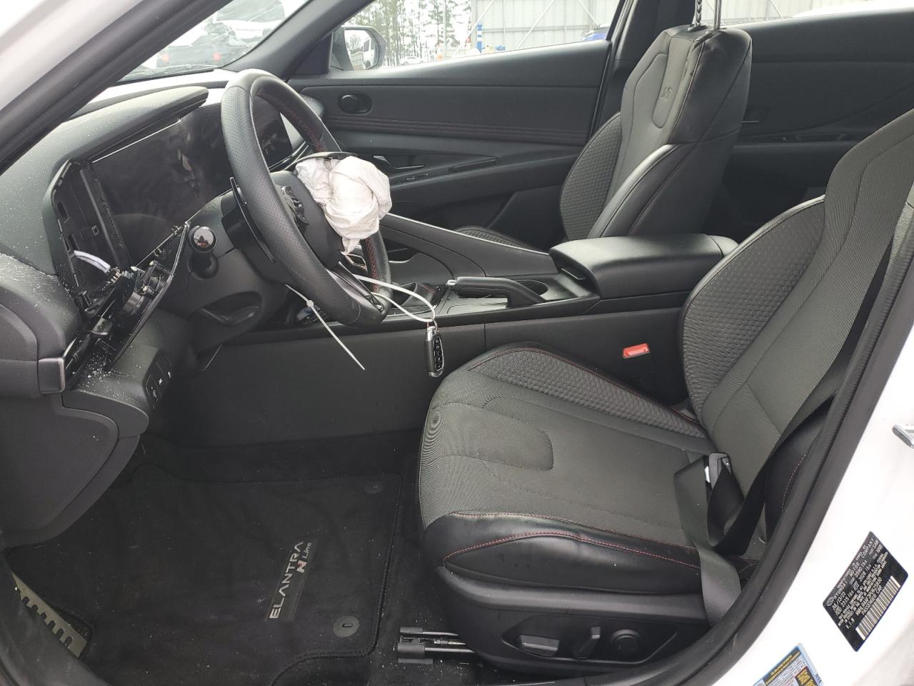2023 Hyundai Elantra VIN KMHLR4AF3PU625830 Copart auction photo, front end / mechanical damage thumbnail 7