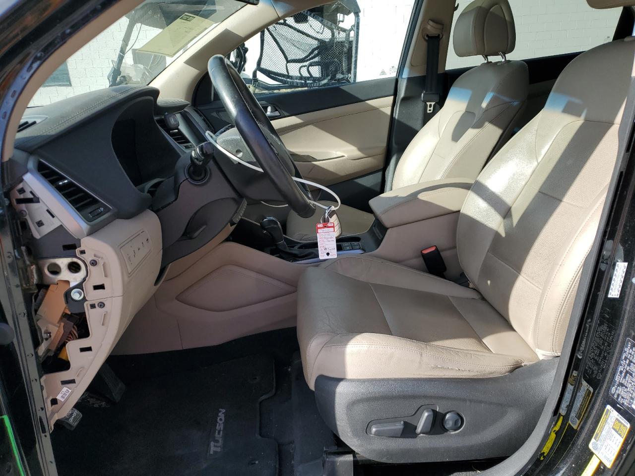 2017 Hyundai Tucson VIN KM8J3CA21HU347902 Copart auction photo, side damage thumbnail 7