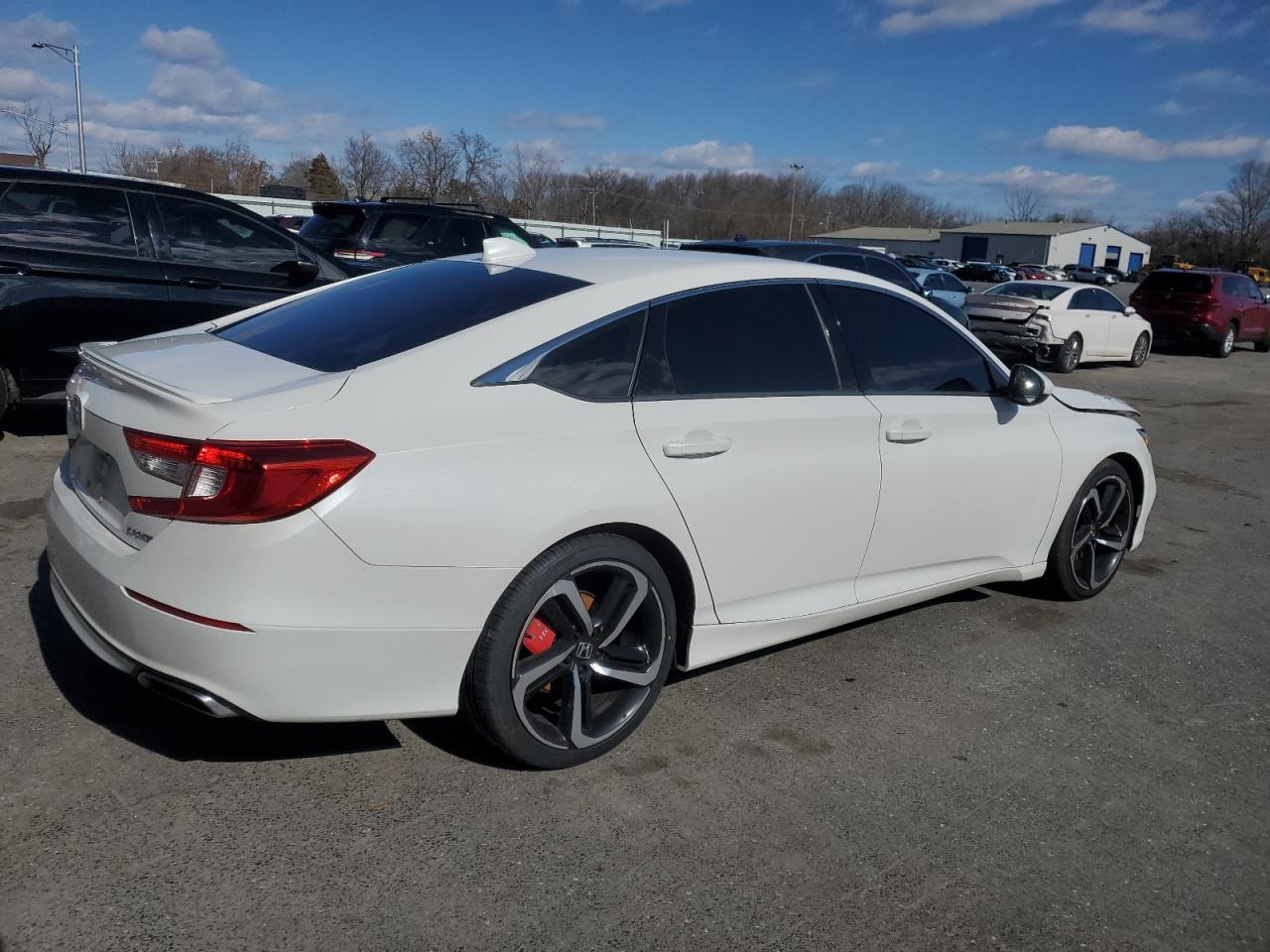 2018 Honda Accord VIN 1HGCV1F30JA145655 Copart auction photo, frame damage / front end damage thumbnail 3
