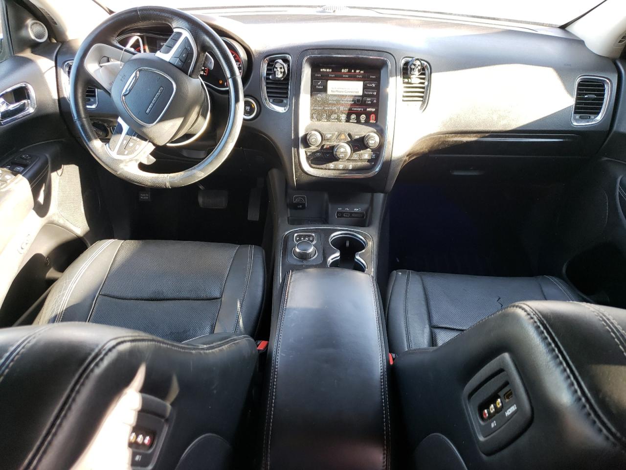 2014 Dodge Durango VIN 1C4RDJEG0EC406115 Copart auction photo, side / front end damage thumbnail 8