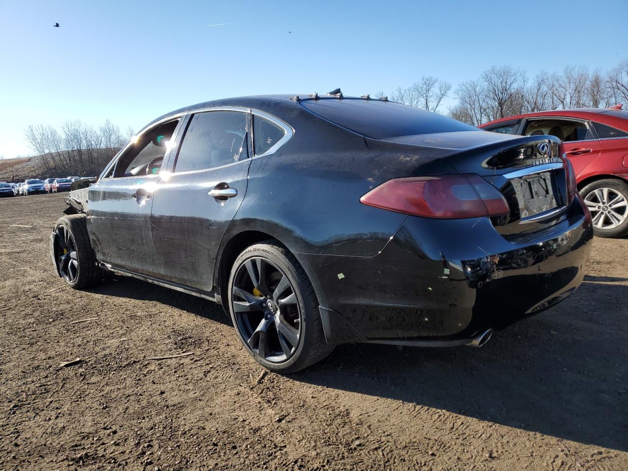 2013 Infiniti M VIN JN1BY1AR7DM603548 Copart auction photo, front end damage thumbnail 2