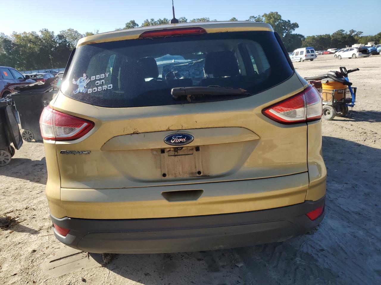 2015 Ford Escape VIN 1FMCU0F76FUA14939 Copart auction photo, burn - engine / burn - interior damage thumbnail 6