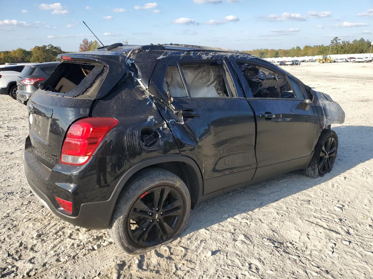 2022 Chevrolet Trax VIN KL7CJPSMXNB513753 Copart auction photo, burn damage thumbnail 3