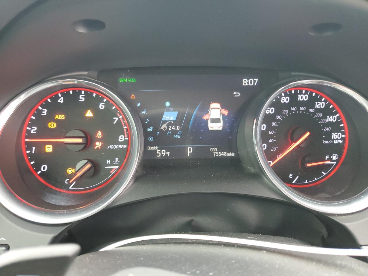 2019 Toyota Camry VIN 4T1B61HK7KU716047 Copart auction photo, side damage thumbnail 9