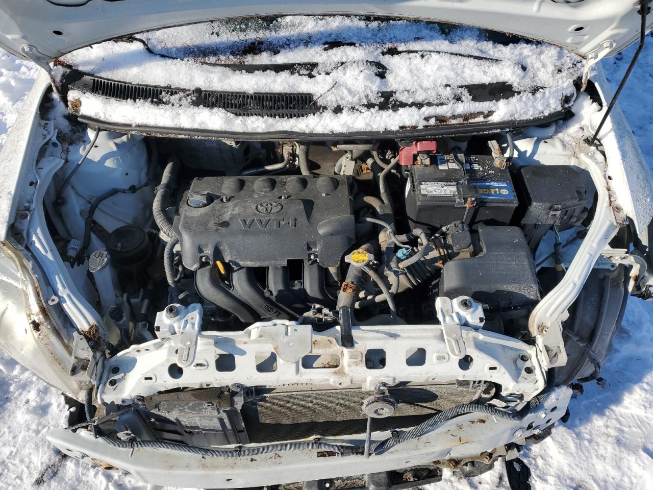 2012 Toyota Yaris VIN JTDBT4K32CL012426 Copart auction photo, rear end / front end damage thumbnail 11