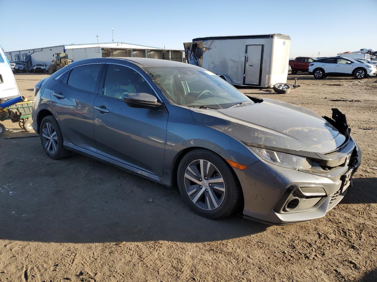 2020 Honda Civic VIN SHHFK7H30LU200487 Copart auction photo, front end / side damage thumbnail 4