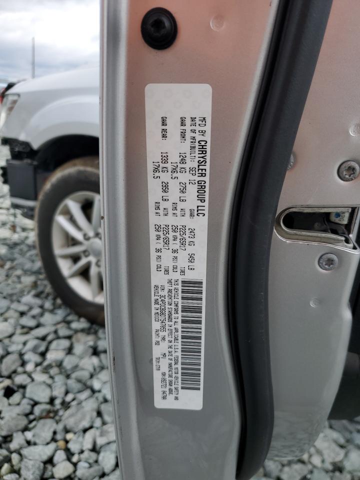2013 Dodge Journey VIN 3C4PDCBG8DT547055 Copart auction photo, front end damage thumbnail 15