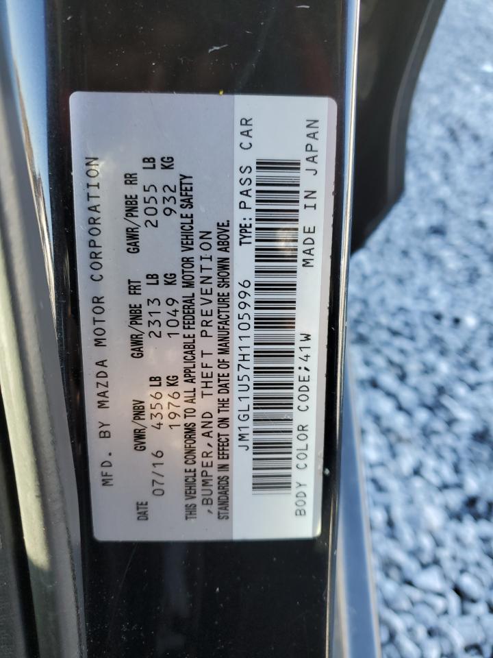 2017 Mazda 6 VIN JM1GL1U57H1105996 Copart auction photo, front end damage thumbnail 14