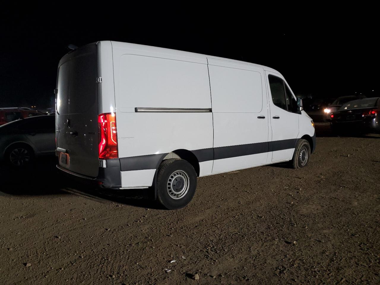 2023 Mercedes-Benz Sprinter VIN W1Y40BHY3PT146646 Copart auction photo, front end / side damage thumbnail 3