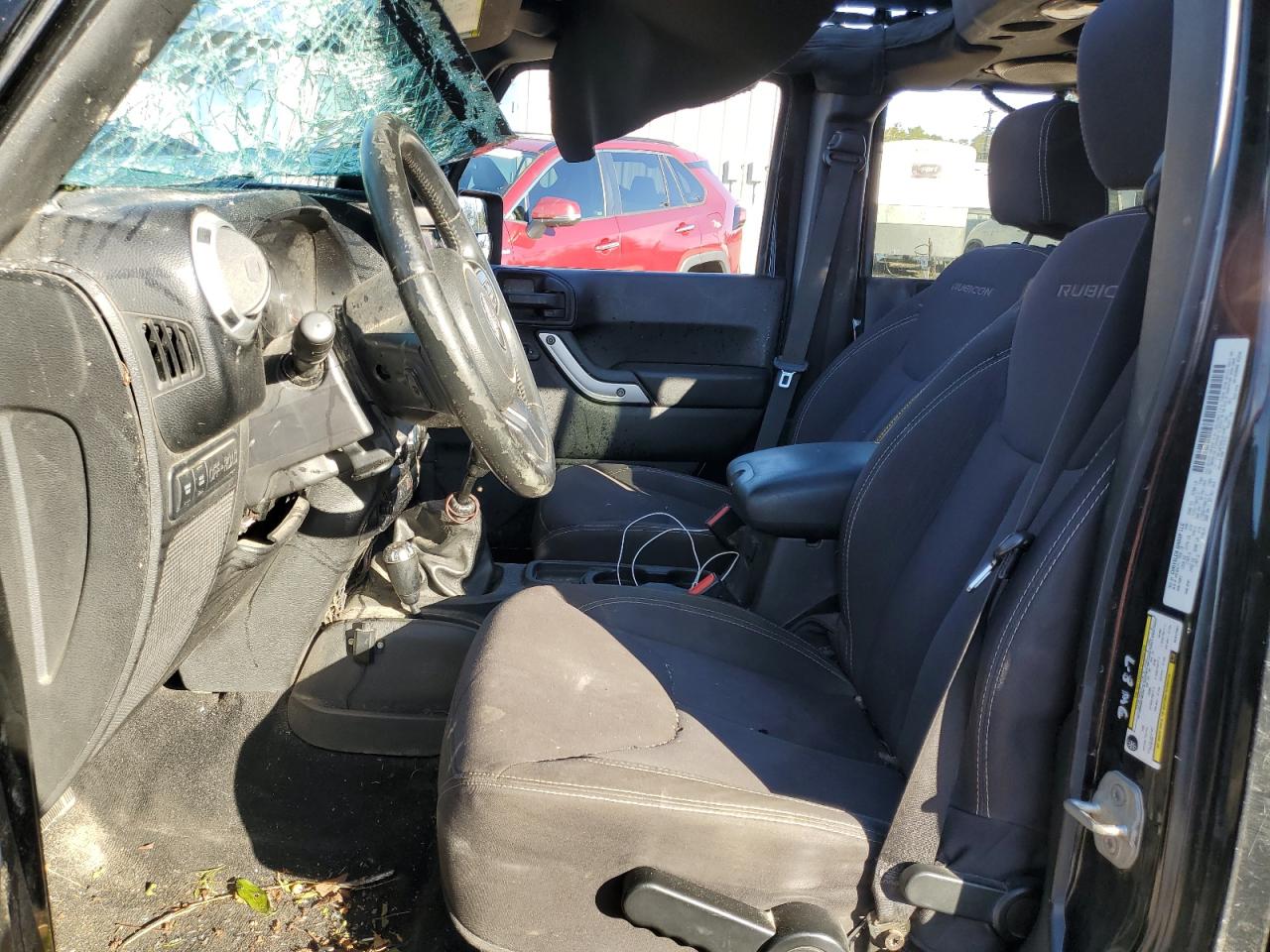 2013 Jeep Wrangler VIN 1C4BJWFGXDL612367 Copart auction photo, rollover damage thumbnail 7