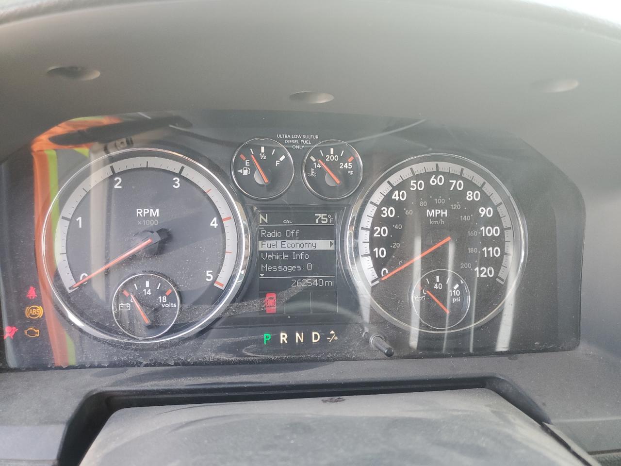 2012 Dodge RAM VIN 3C63DRJL7CG344575 Copart auction photo, front end damage thumbnail 9