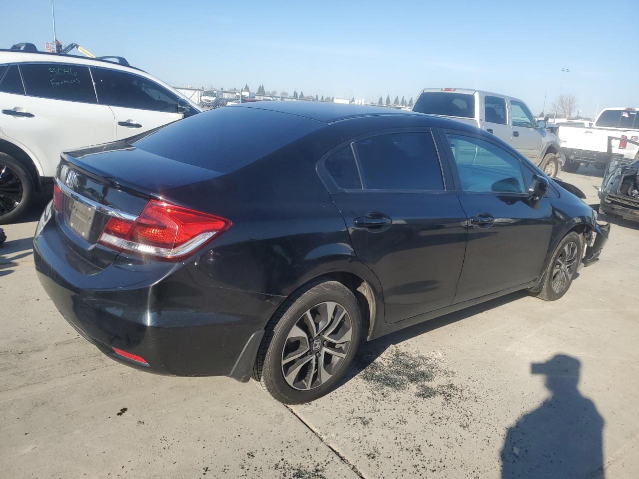 2014 Honda Civic VIN 19XFB2F84EE263457 Copart auction photo, front end damage thumbnail 3