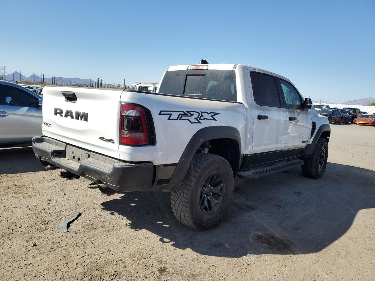 2022 RAM 1500 VIN 1C6SRFU92NN215598 Copart auction photo, vandalism / rear end damage thumbnail 3