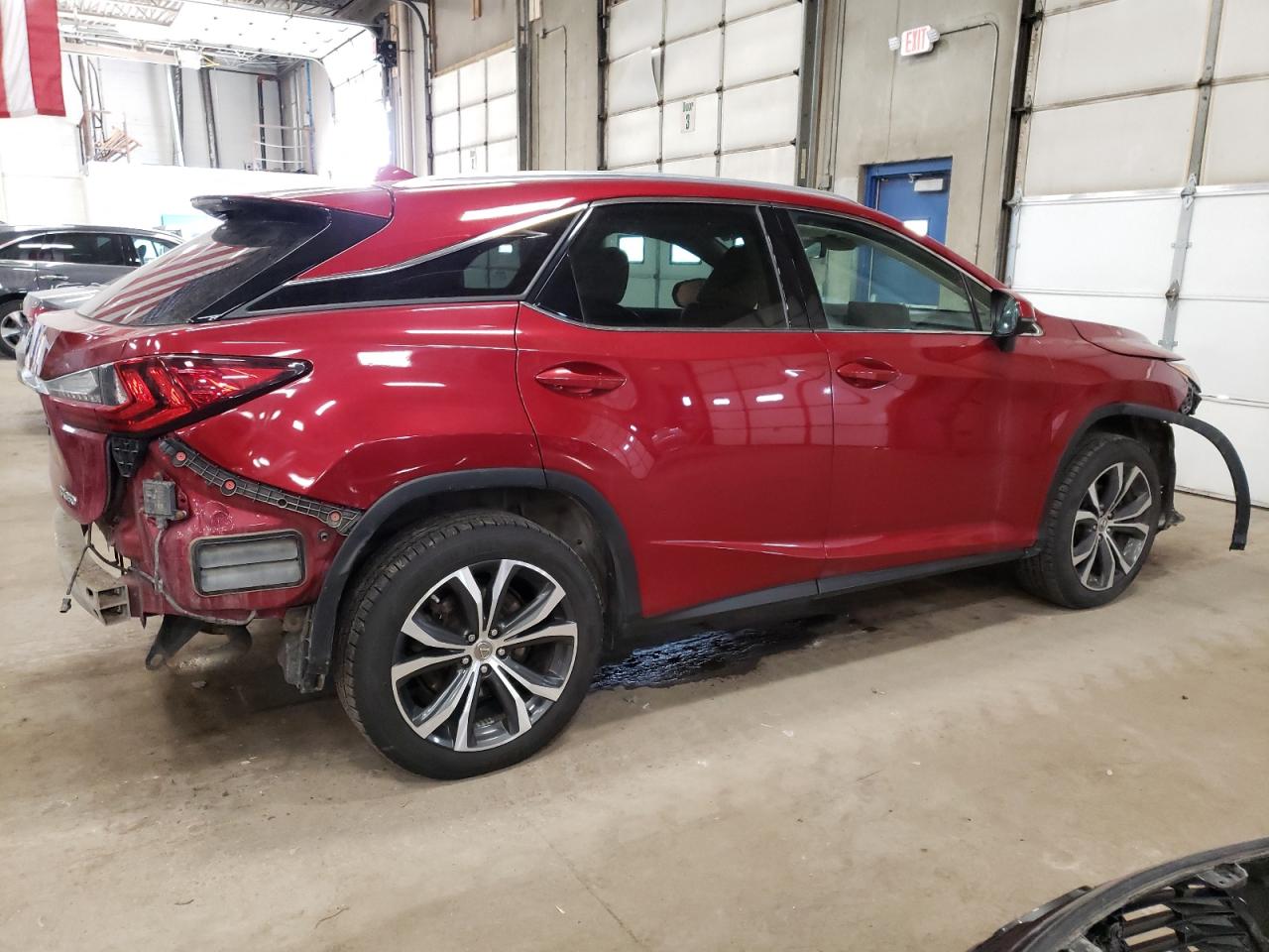 2016 Lexus RX VIN 2T2BZMCA0GC051102 Copart auction photo, front end / rear end damage thumbnail 3