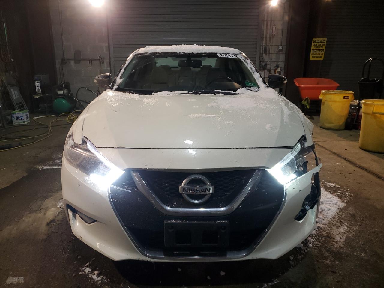 2018 Nissan Maxima VIN 1N4AA6AP9JC407353 Copart auction photo, side / front end damage thumbnail 5