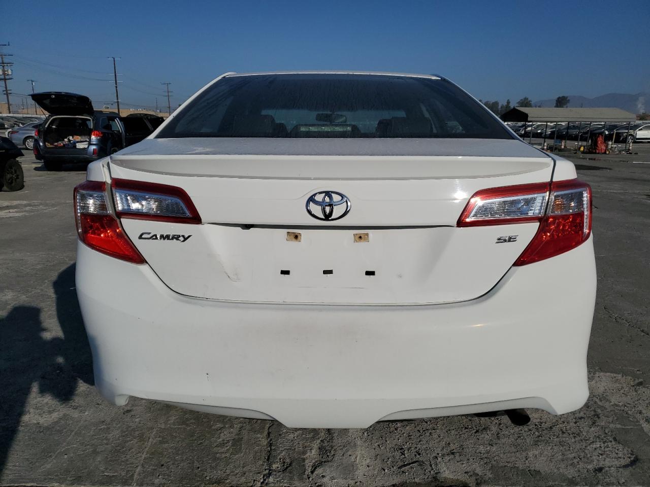 2014 Toyota Camry VIN 4T1BF1FK2EU409389 Copart auction photo, rear end / side damage thumbnail 6