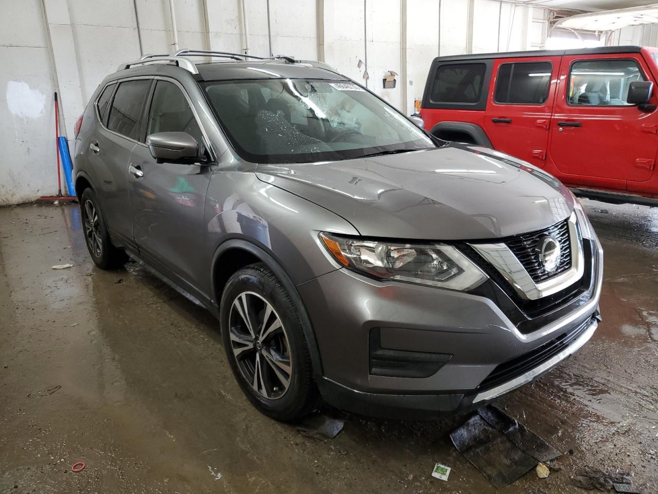 2020 Nissan Rogue VIN JN8AT2MT4LW004506 Copart auction photo, front end / side damage thumbnail 4