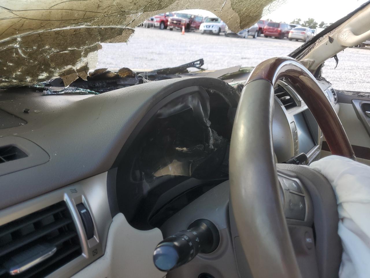 2013 Lexus GX VIN JTJJM7FX6D5061381 Copart auction photo, burn damage thumbnail 9