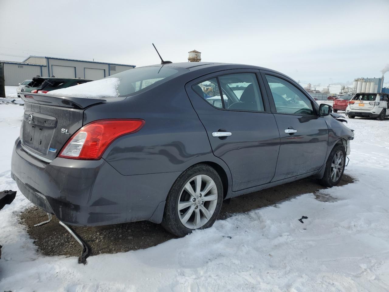 2015 Nissan Versa VIN 3N1CN7AP4FL800561 Copart auction photo, front end damage thumbnail 3