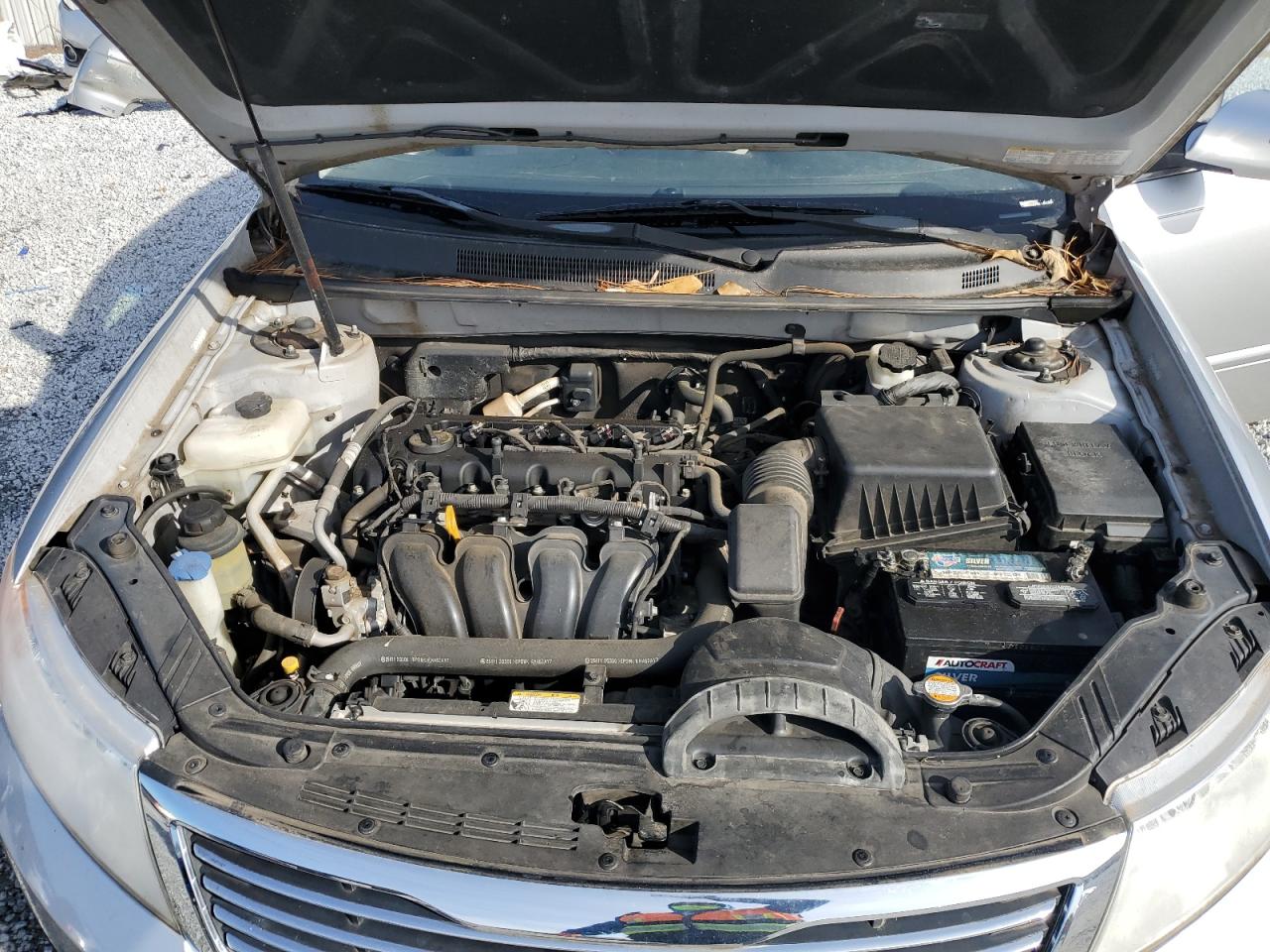 2009 KIA Optima VIN KNAGE228795303837 Copart auction photo, all over damage thumbnail 11