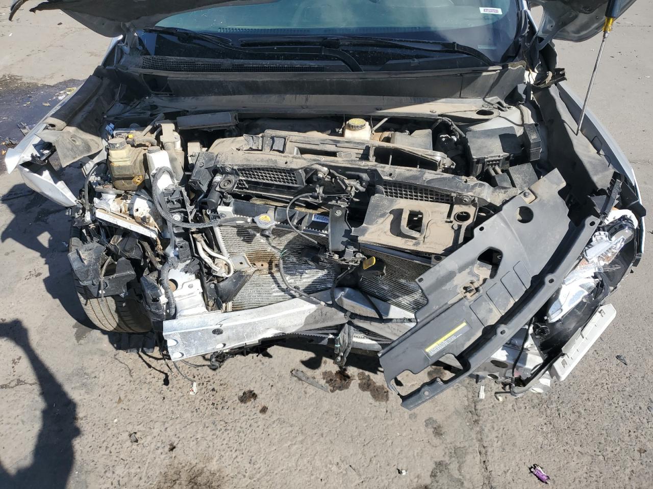 2019 Nissan Pathfinder VIN 5N1DR2MM4KC628270 Copart auction photo, front end / side damage thumbnail 12