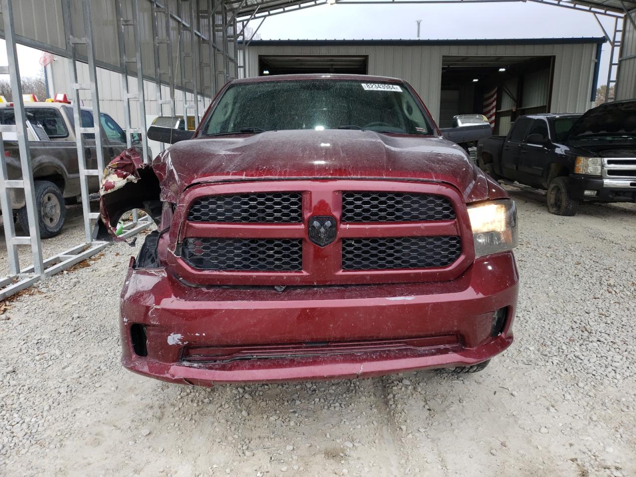2019 RAM 1500 VIN 1C6RR7KT1KS506187 Copart auction photo, front end / minor dent/scratches damage thumbnail 5