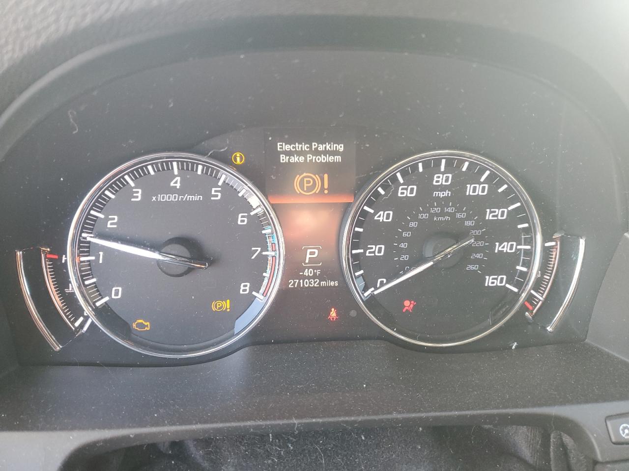 2014 Acura RLX VIN JH4KC1F98EC003695 Copart auction photo, front end damage thumbnail 9