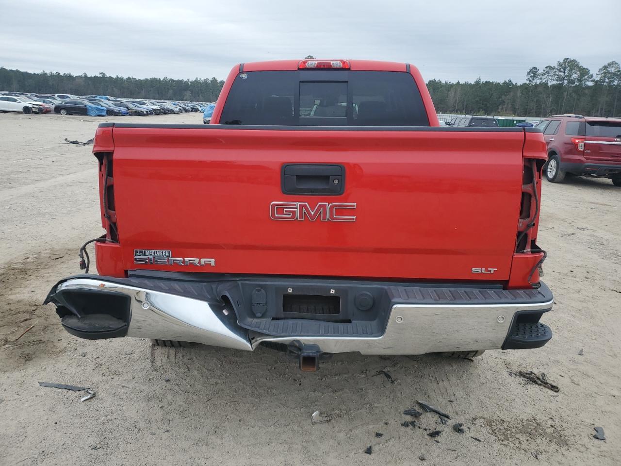 2018 GMC Sierra VIN 3GTP1NEC3JG429724 Copart auction photo, front end / rear end damage thumbnail 6