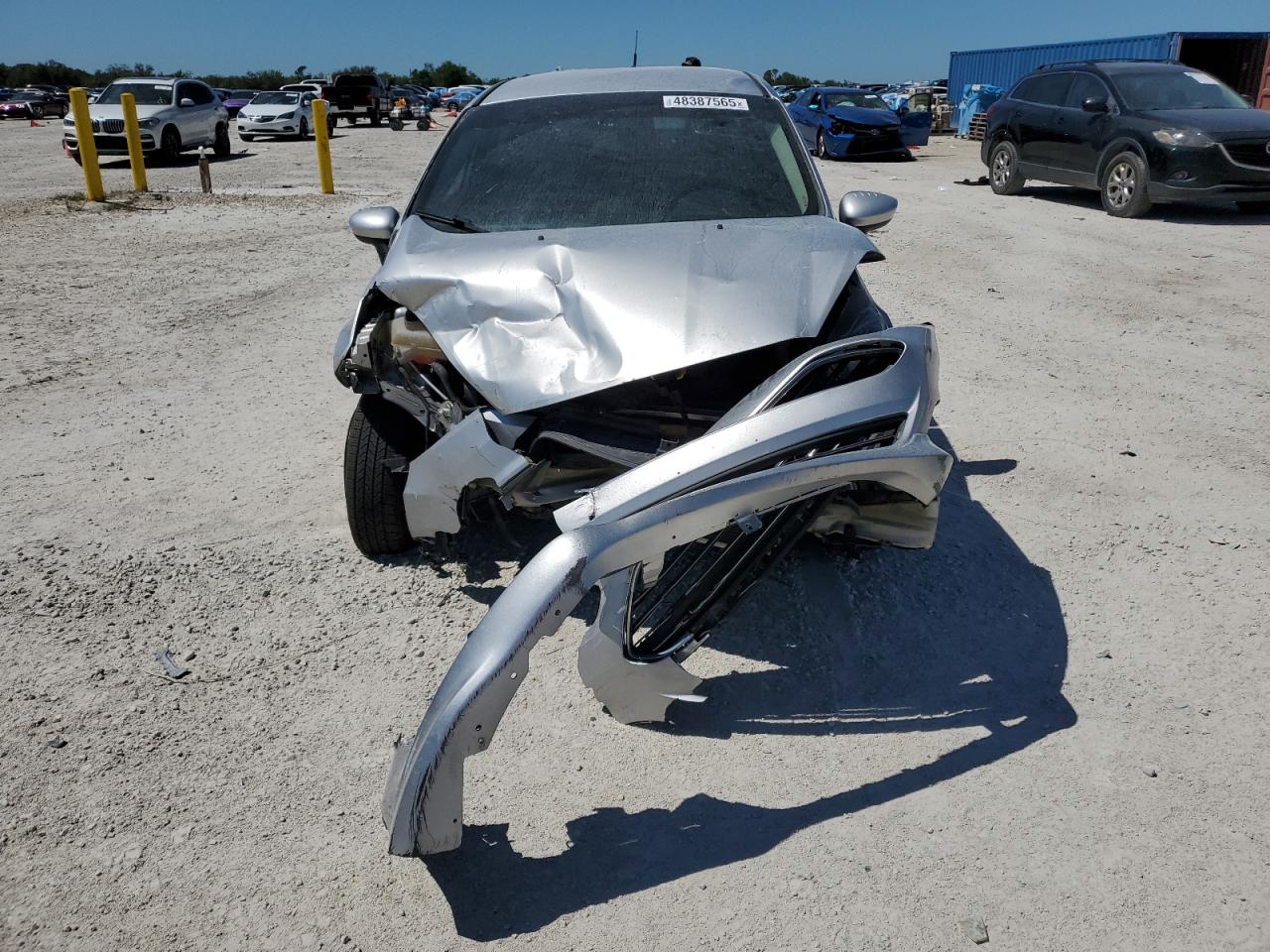 2016 Ford Fiesta VIN 3FADP4AJ8GM142525 Copart auction photo, front end damage thumbnail 5