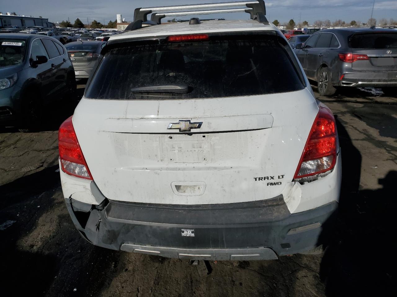 2015 Chevrolet Trax VIN KL7CJRSB4FB066378 Copart auction photo, front end / rear end damage thumbnail 6