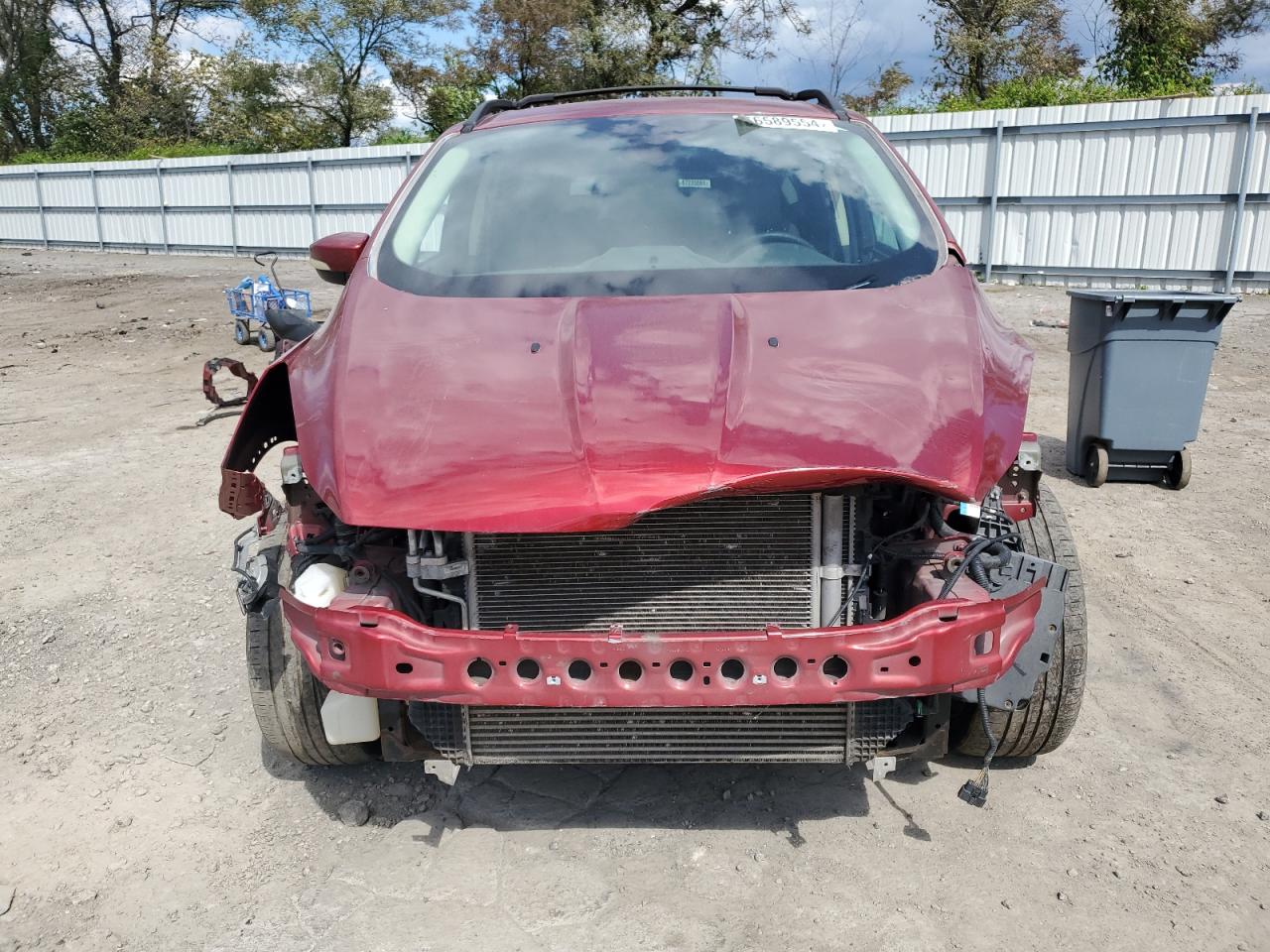 2013 Ford Escape VIN 1FMCU9HXXDUA33444 Copart auction photo, front end damage thumbnail 5