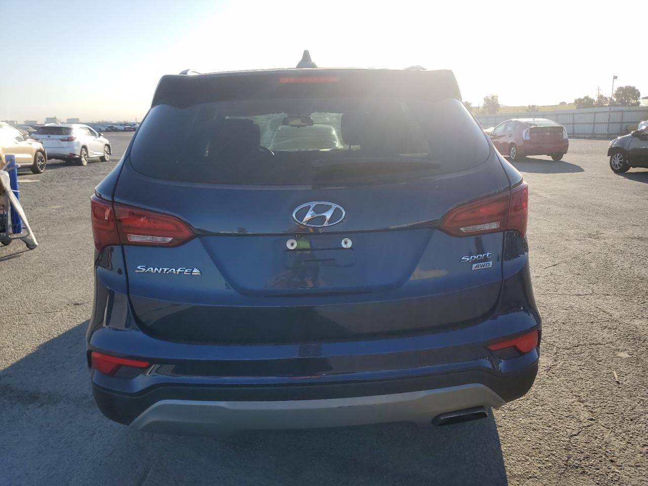 2017 Hyundai Santa Fe VIN 5XYZUDLB0HG483169 Copart auction photo, front end damage thumbnail 6