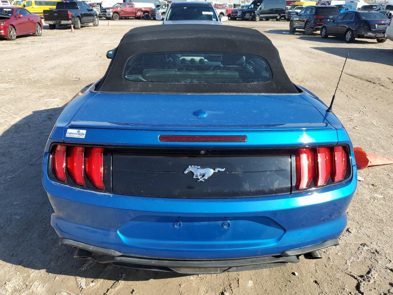 2021 Ford Mustang VIN 1FATP8UH6M5105227 Copart auction photo, water/flood damage thumbnail 6