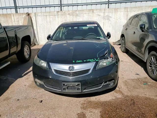 2012 Acura TL VIN 19UUA9F52CA004833 Copart auction photo, front end / hail damage thumbnail 11