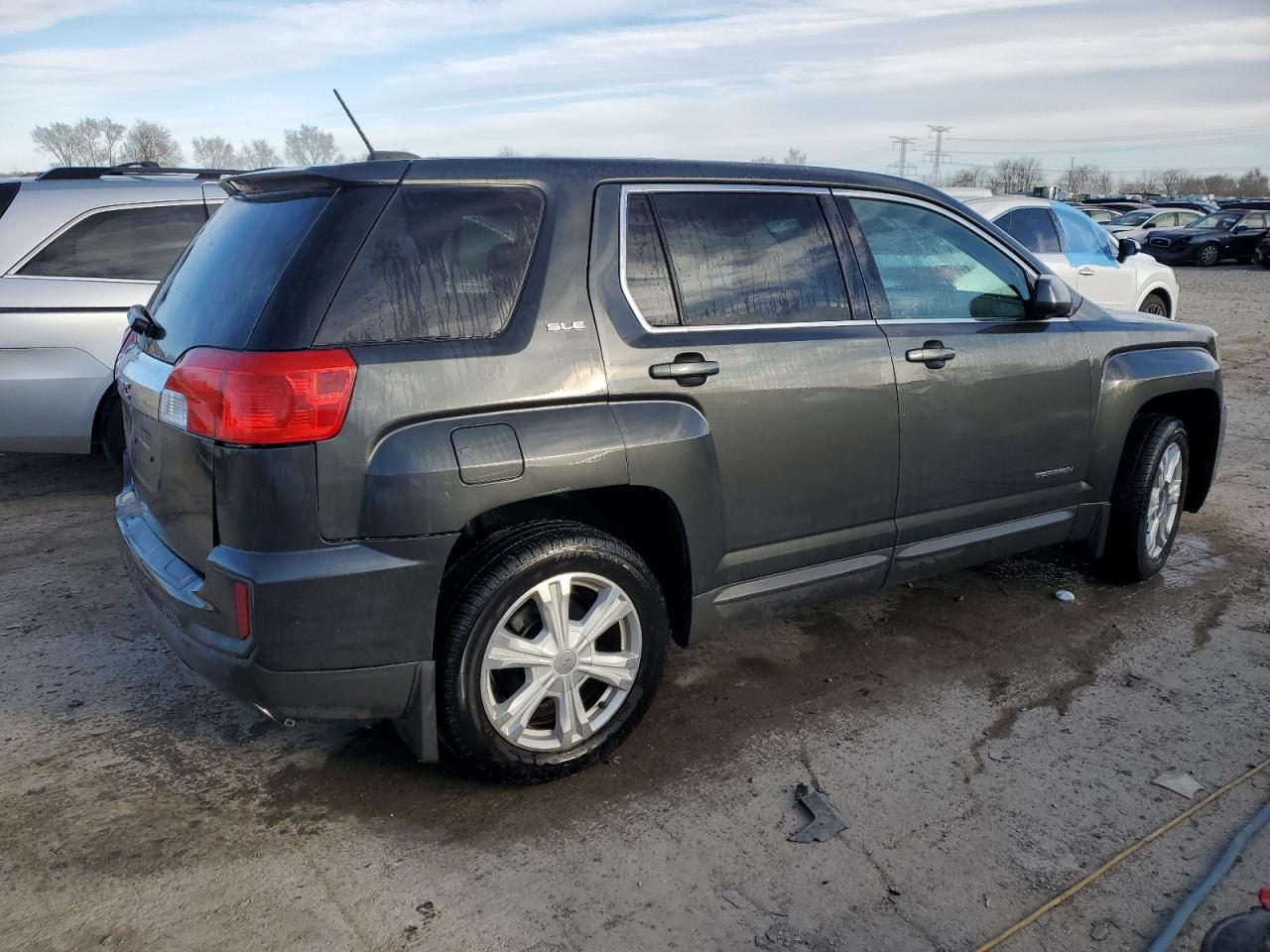2017 GMC Terrain VIN 2GKALMEK8H6305637 Copart auction photo, mechanical damage thumbnail 3