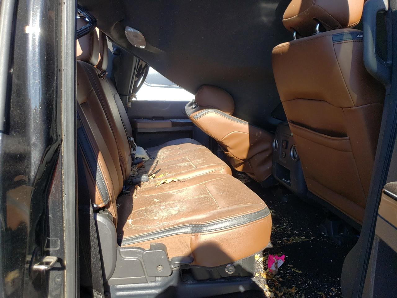 2015 Ford F250 VIN 1FT7W2BT0FEB74887 Copart auction photo, top/roof damage thumbnail 10