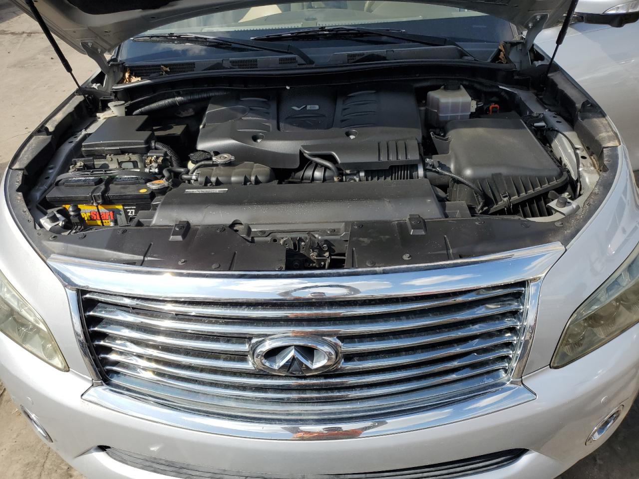 2012 Infiniti QX56 VIN JN8AZ2NF0C9517130 Copart auction photo, rear end damage thumbnail 12