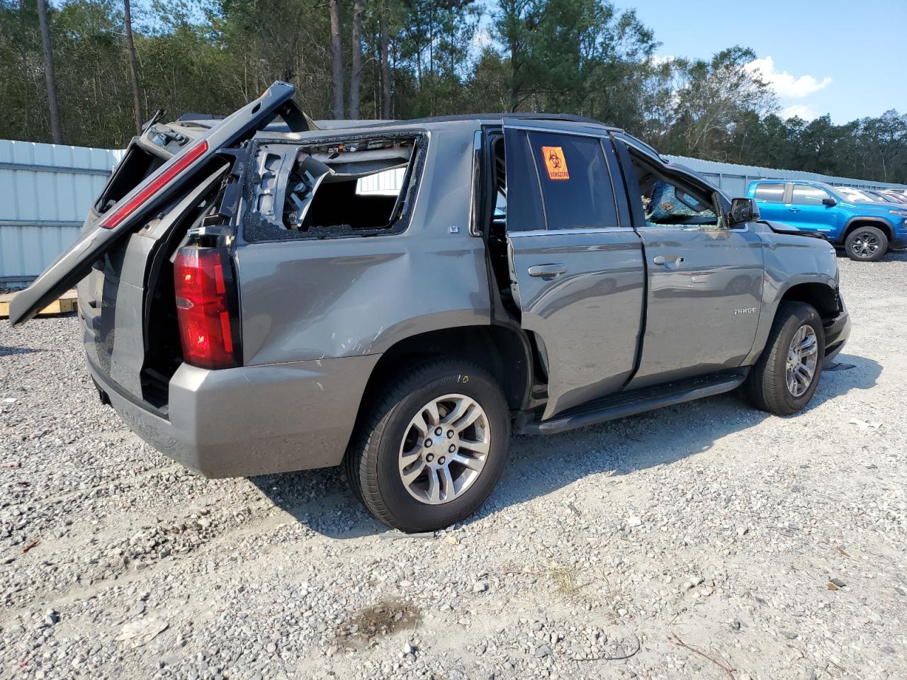 2017 Chevrolet Tahoe VIN 1GNSKBKC9HR277170 Copart auction photo, all over damage thumbnail 3
