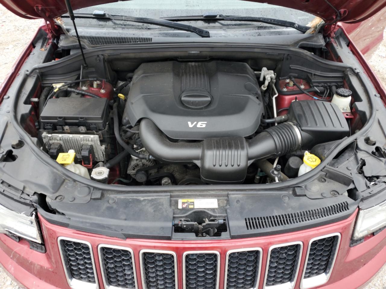 2014 Jeep Grand Cherokee VIN 1C4RJFCG2EC273026 Copart auction photo, front end / side damage thumbnail 14