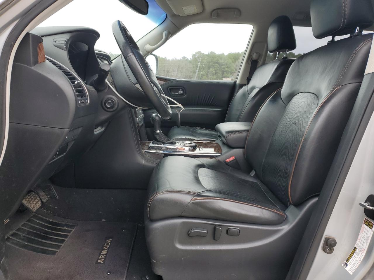 2017 Nissan Armada VIN JN8AY2ND6H9007843 Copart auction photo, mechanical / front end damage thumbnail 7
