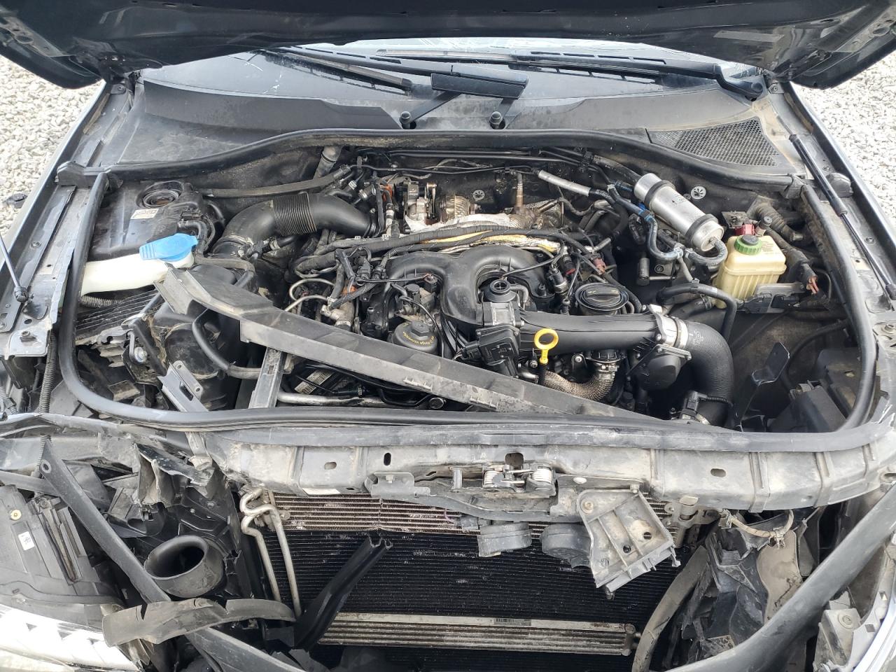 2014 Audi Q7 VIN WA1LMAFE7ED015728 Copart auction photo, front end damage thumbnail 11